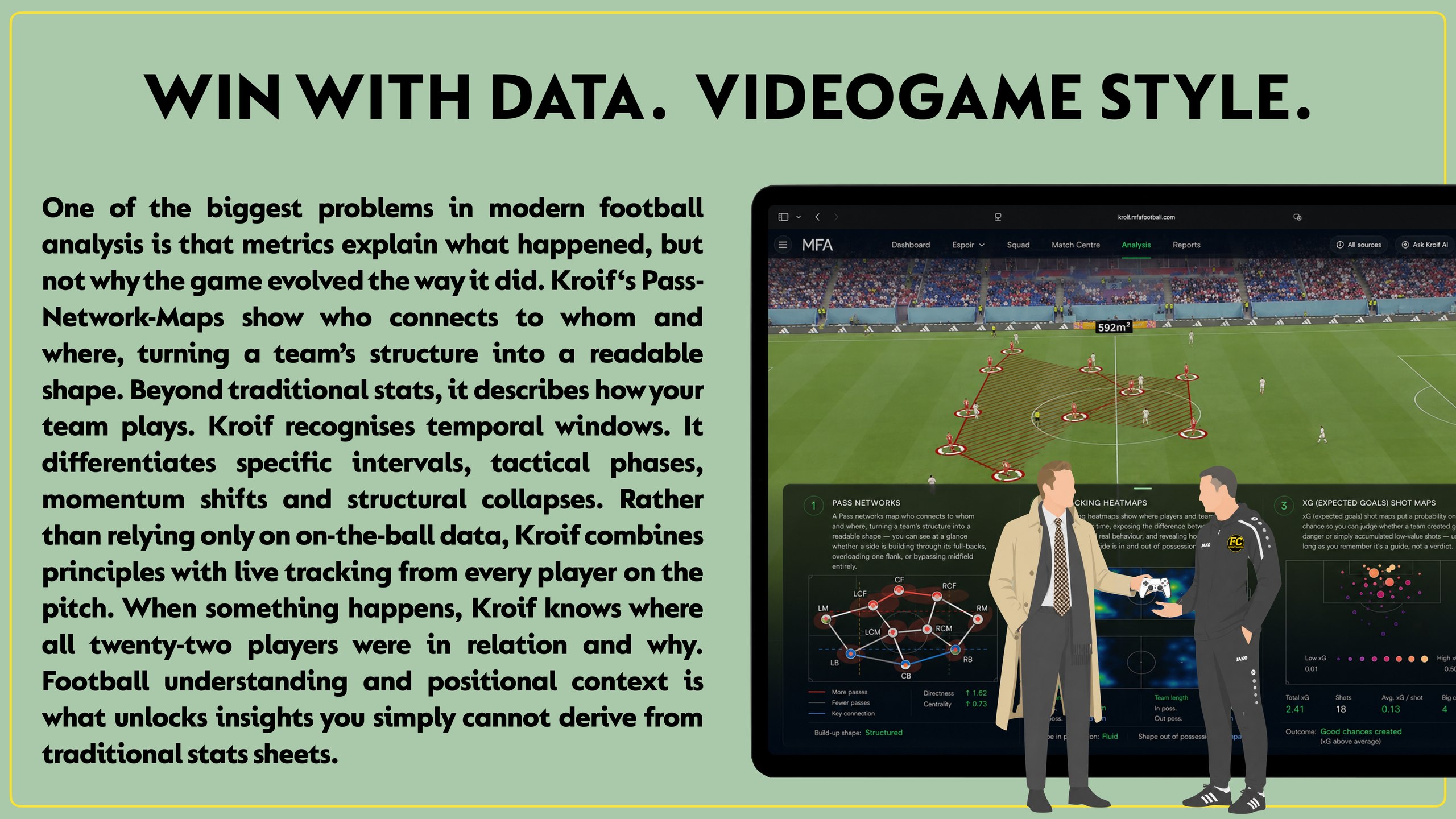 Win with data. Videogame style.